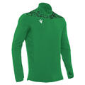 Tiber 1/4 Zip Top GRN/BLK L Stilren treningsgenser - Unisex