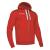 Motown Full Zip Hooded Jacket RED S Hettejakke i bomullsmiks 