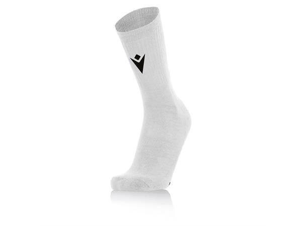 Macron Fixed Sokker WHT XS Sportssokker i bomullsmiks - Unisex 