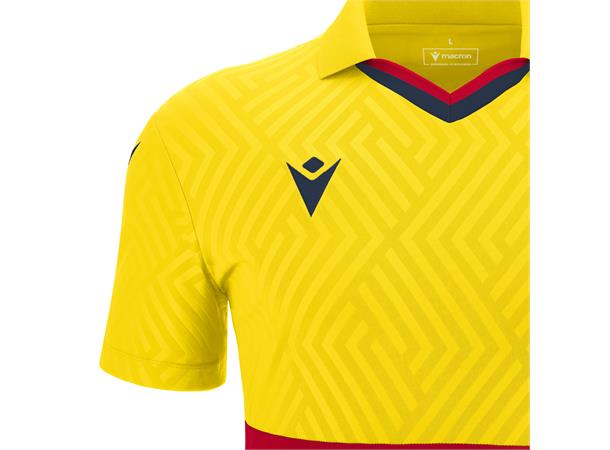 Charon Eco Match Day Shirt YEL/RED 3XS Teknisk spillerdrakt i ECO-tekstil 