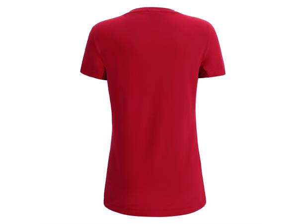 Lute Womens Cotton T-shirt RED S T-skjorte med feminint snitt 