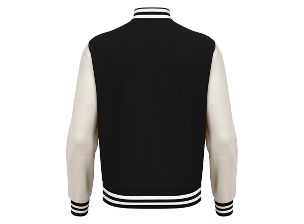 Fiddle varsity college BLK/WHT M Collegejakke - Unisex 