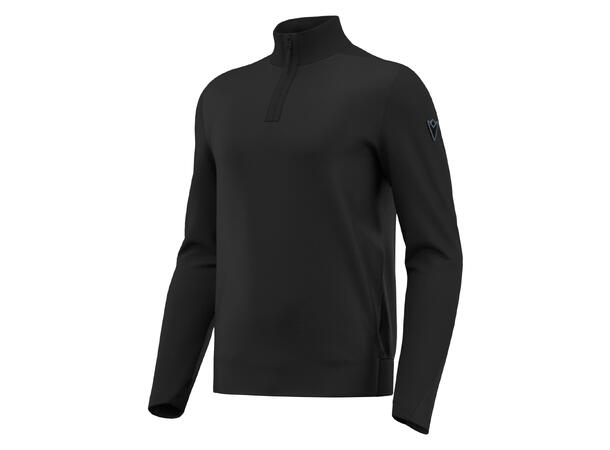 Lunaris 1/4 Zip Sweatshirt BLK XL En allsidig genser 